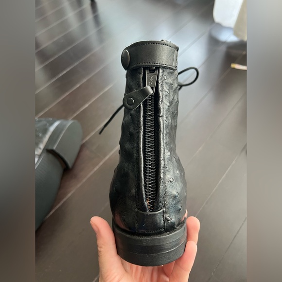 NEW Ostrich Leather Boots by Der Dau New York - Picture 6 of 10